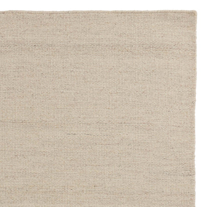 Patan Rug natural white, 80% wool & 20% organic cotton