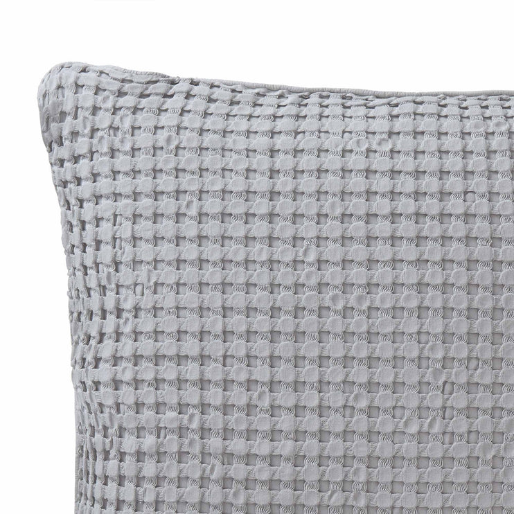 Veiros Cushion light grey, 100% cotton | URBANARA cushion covers