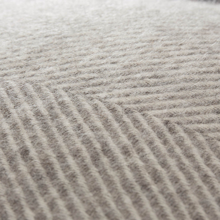 Gotland Cushion grey & cream, 100% wool & 100% linen | Find the perfect cushion covers