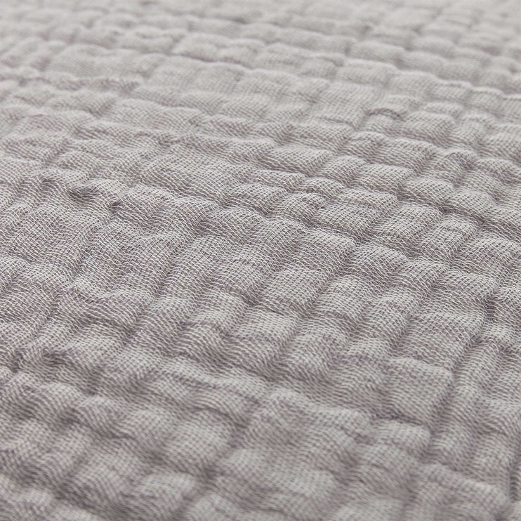 Couco Cotton Blanket light grey & grey, 100% cotton | High quality homewares