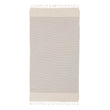 Bolu Hammam Towel in light grey & natural white | Home & Living inspiration | URBANARA