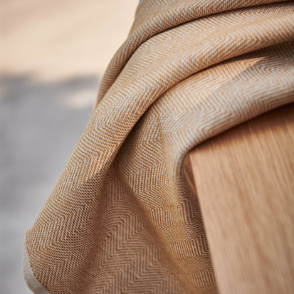 Ilhavo Towel in ochre & natural white | Home & Living inspiration | URBANARA