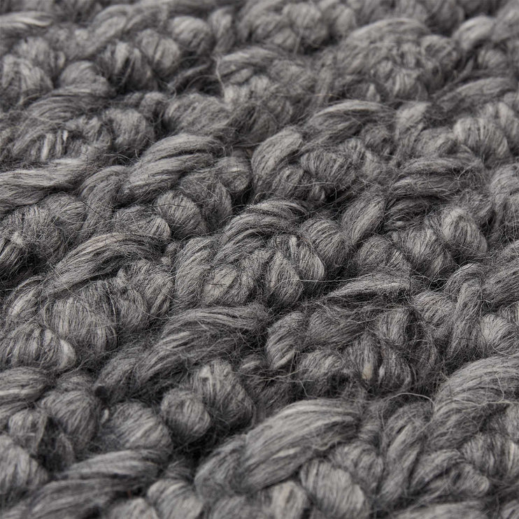 Kasara Wool Rug [Light grey melange]