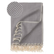 Laza Hammam Towel grey & white, 100% cotton