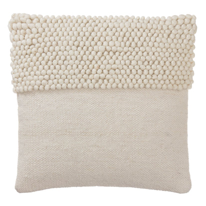 Paro Cushion Cover ivory, 80% wool & 20% cotton