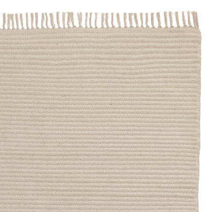 Salasar rug, natural white, 100% cotton