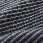 Santaka Wool Blanket in dark blue & off-white | Home & Living inspiration | URBANARA