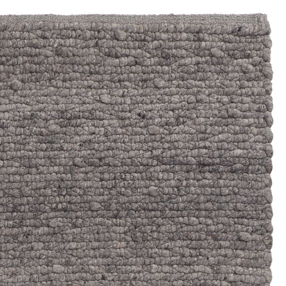 Sihora Rug grey melange, 60% wool & 40% cotton