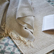 Siljan Cashmere Blanket in light grey melange | Home & Living inspiration | URBANARA