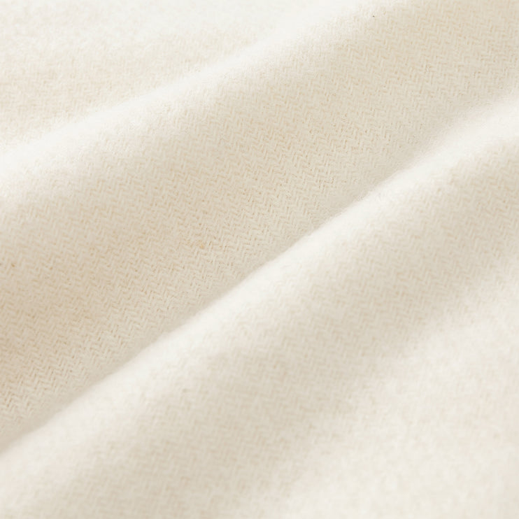 Tahua blanket, cream, 50% alpaca wool & 50% lambswool | URBANARA alpaca blankets