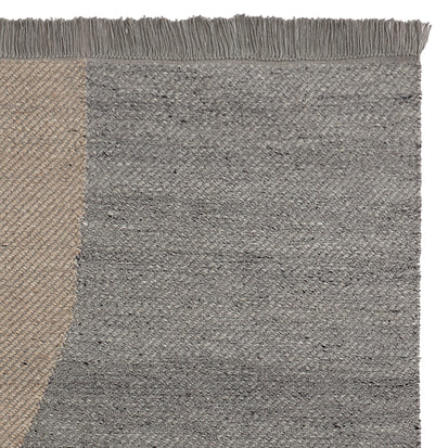 Umari Wool Rug in grey melange & stone grey melange & natural white | Home & Living inspiration | URBANARA