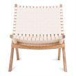 Zenica Lounge Chair [Natural white]